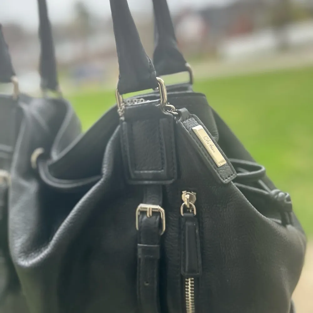 Cole Haan Black Leather Satchel! - Image 6