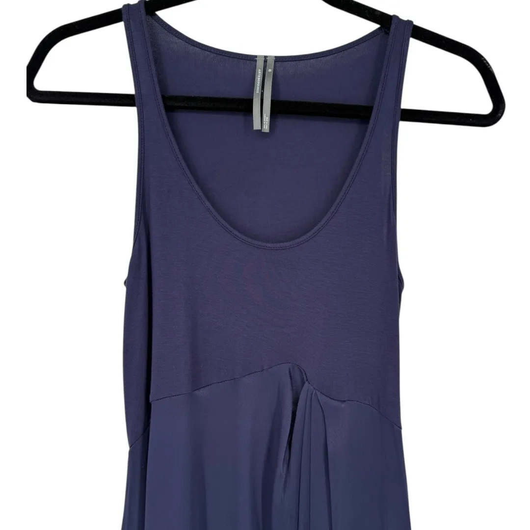 Anthropologie Sleeveless Scoop Neck Tank Midi Dress Blue Size XS‎ Feminine Fairy - Image 5