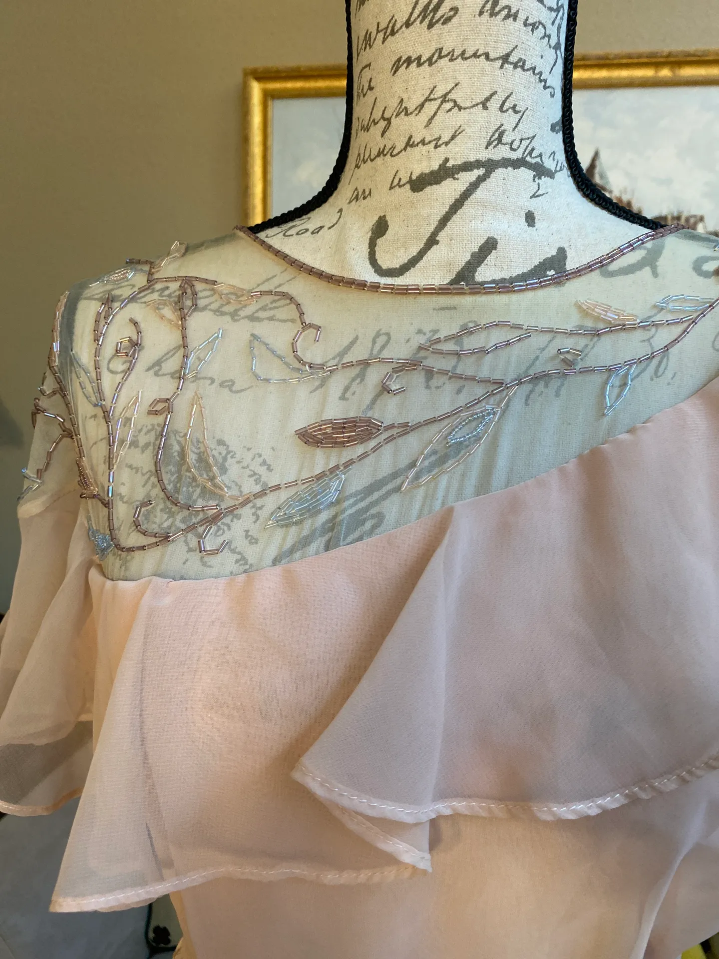 Peach Long Dress Pink - Image 3