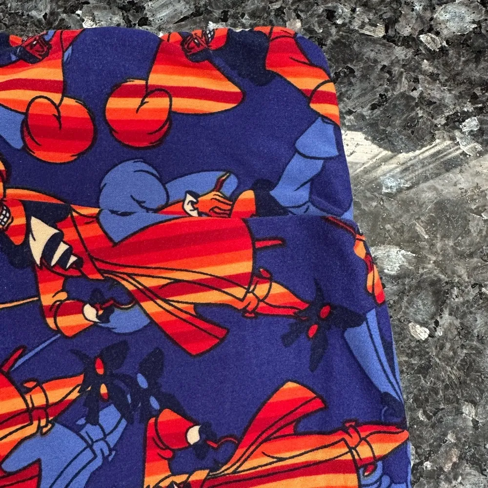 LuLaRoe Disney Collection Captain Hook Peter Pan Leggings Plus Size 1X TC T&C - Image 3