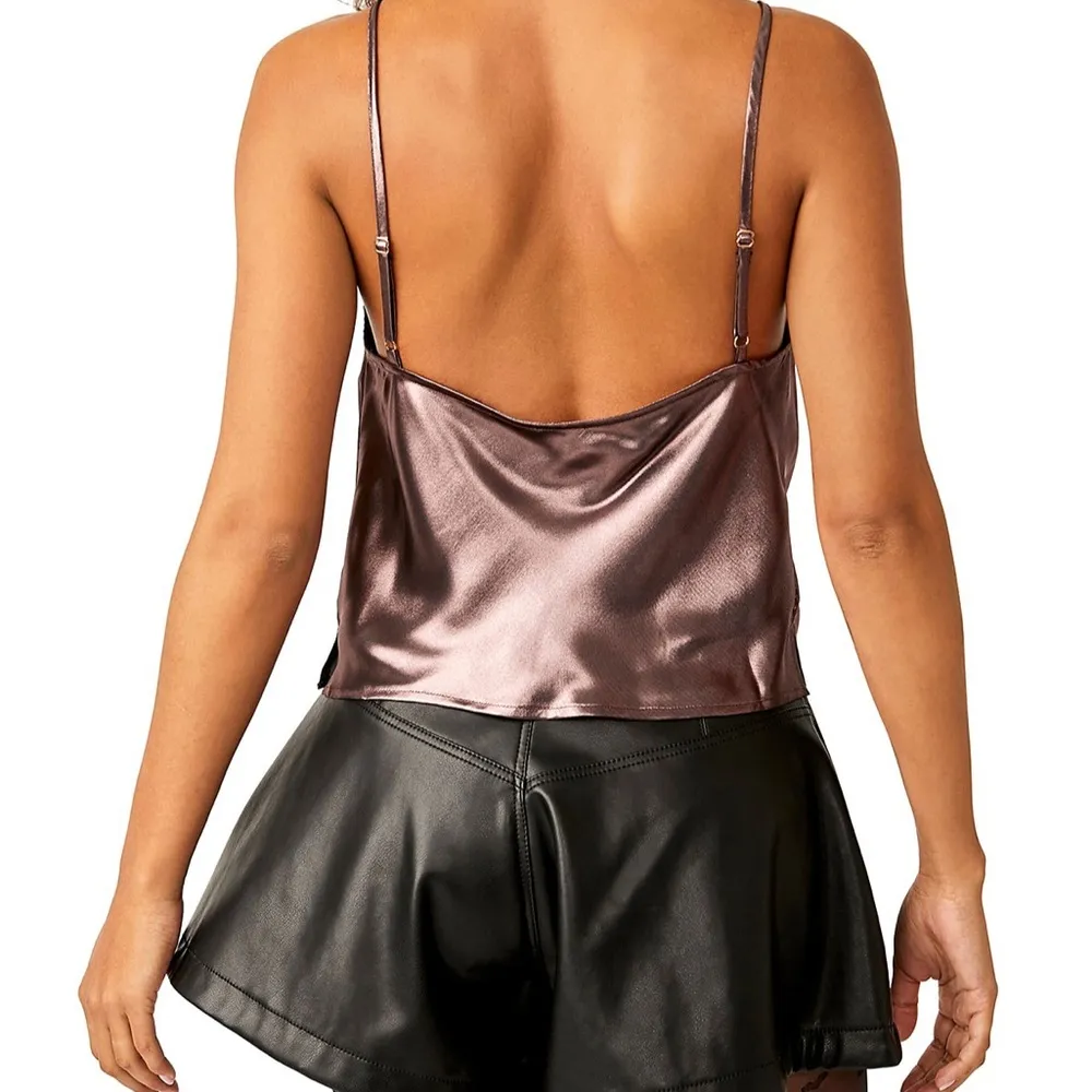 FREE PEOPLE SUNSET SHIMMER WOVEN CAMI - Image 3