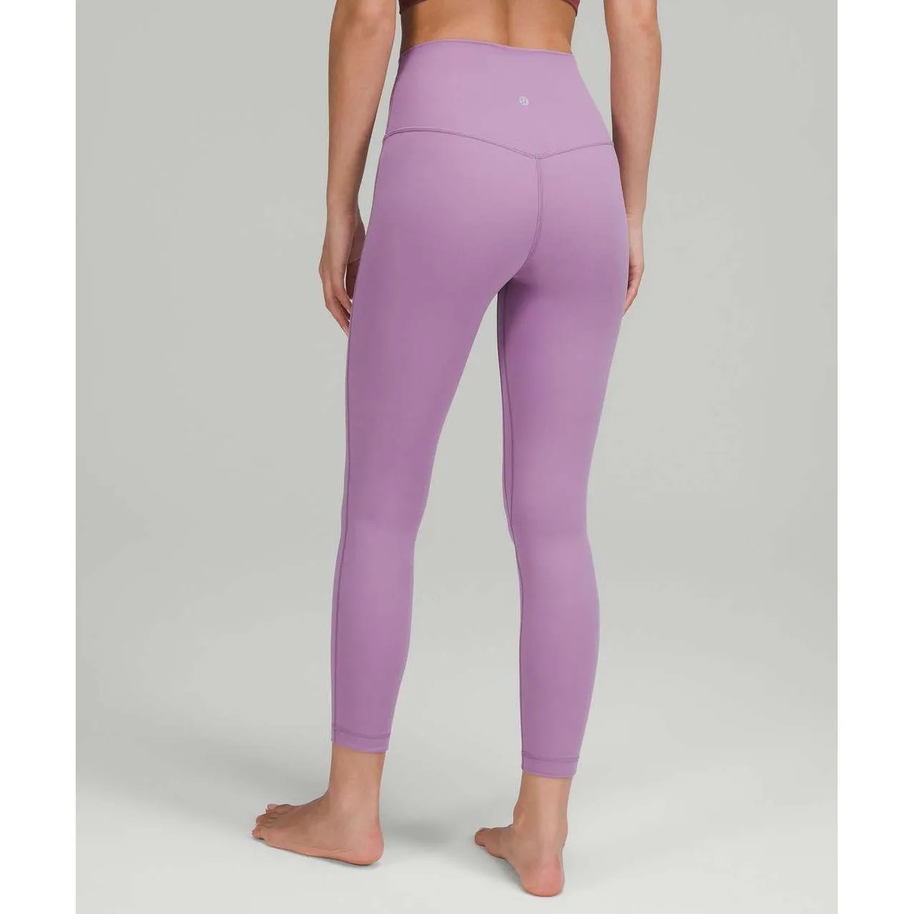 Lululemon Align High-Rise Pant 25" Wisteria Purple Nylon Cropped Leggings Size 0 - Image 3
