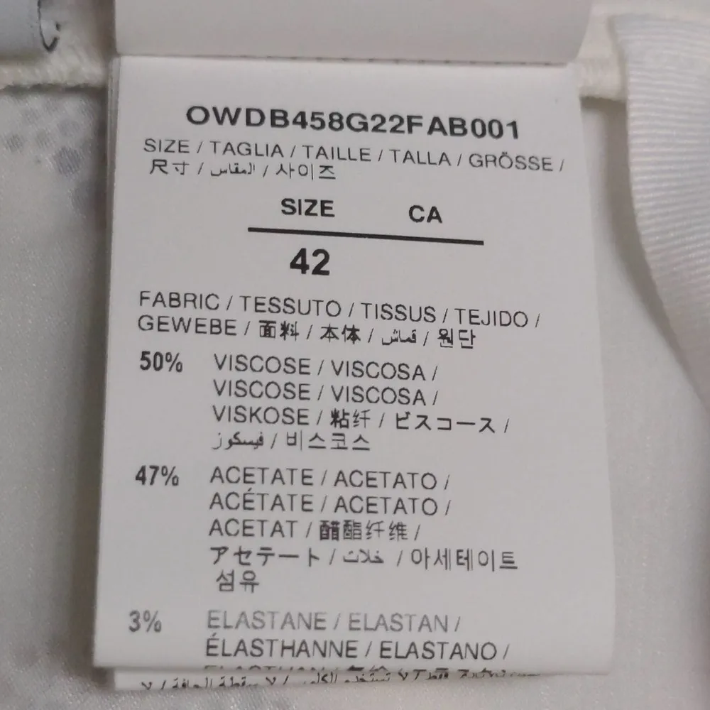 Off-White Virgil Abloh Gender Inclusive Beaded Jungle Slipdress EUR 42 (6) New - Image 12