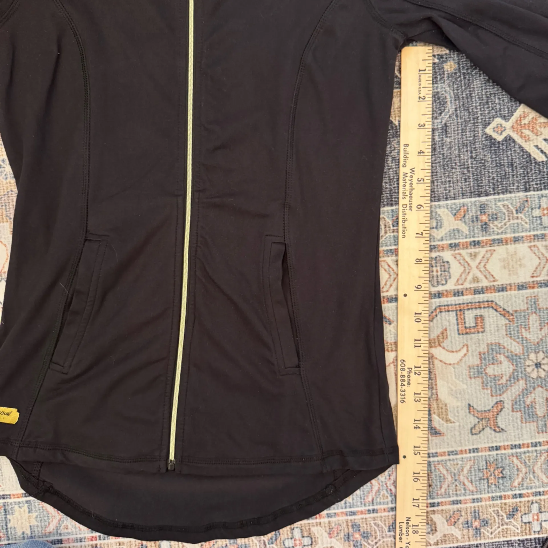 Betsey Johnson Black Performance Sport Jacket with Gold Accent Women’s Size XS - Image 11