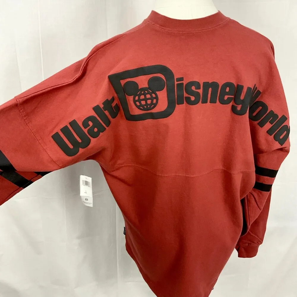 Disney Parks Red Spirit Jersey Top Shirt Walt Disney World Sz Small New WDW - Image 9