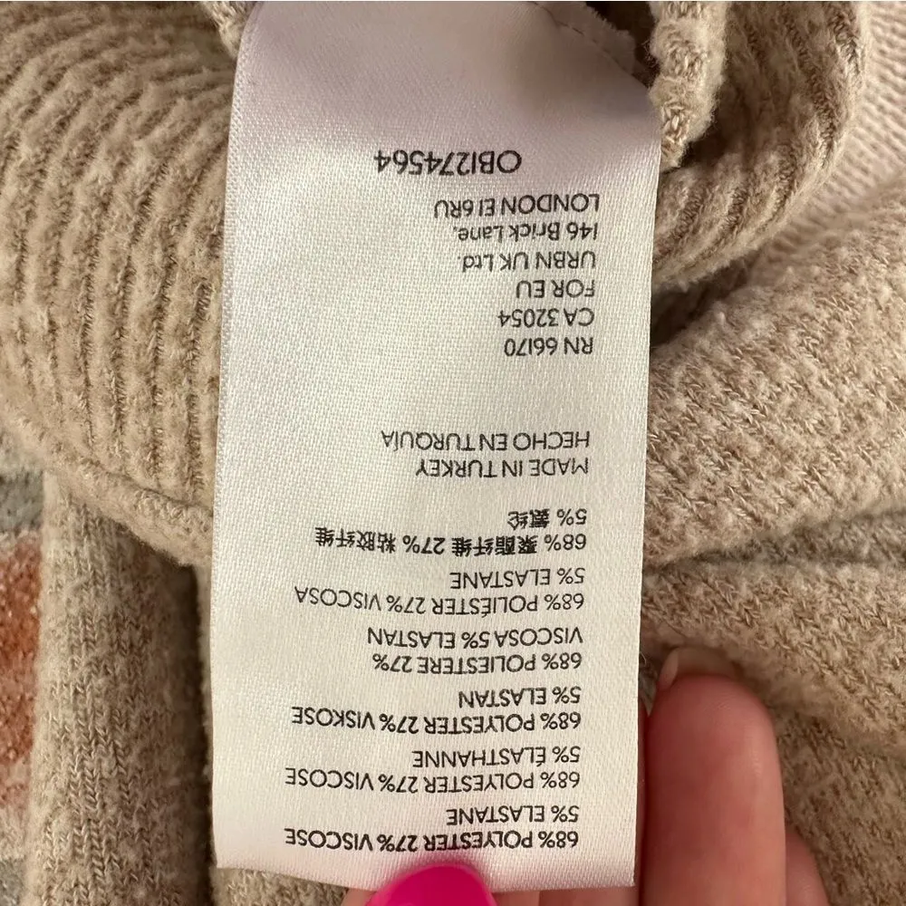 Maeve Anthropologie Mock Neck Sweater Women’s Small Beige Tan - Image 5