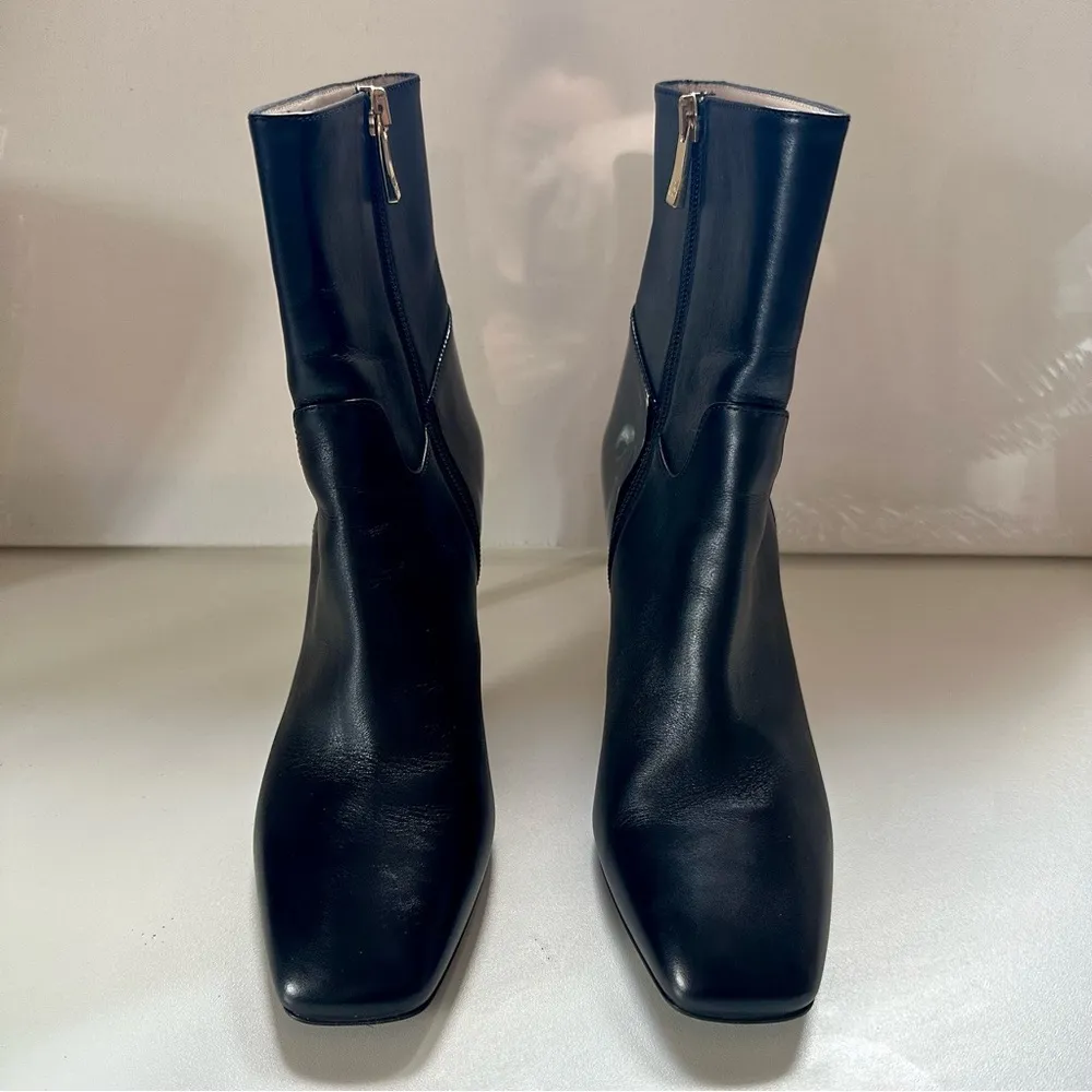 Inniu Italy Leather Ankle Boots Black Size undefined - Image 5