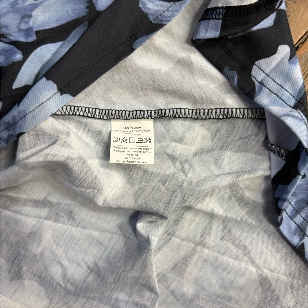 NWT Grace Karin Empire Waist Off Shoulder Floral Maxi Dress ~ Size M 💚🍄 - Image 11