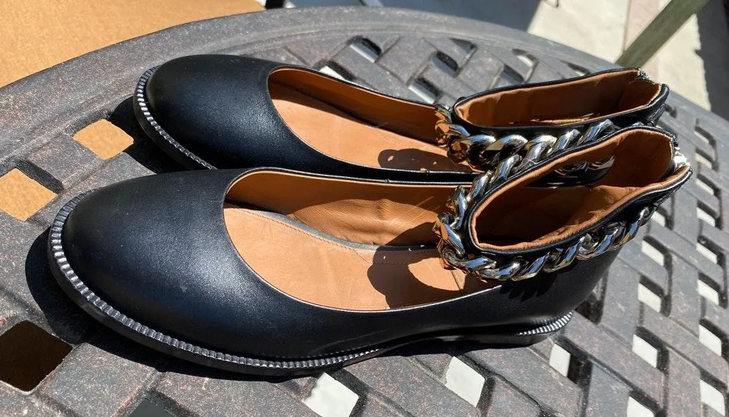 Ankle Chain Ballerina Flats - Image 4