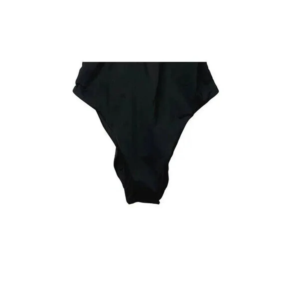 NWT Andie The Santorini One Piece Knotted Swimsuit Removable Cups LT Black #2950 - Image 10