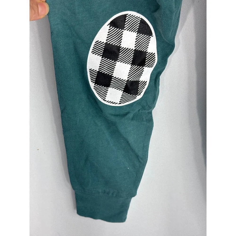 Gameday Couture "I'll Be Home" Holiday‎ Elbow Patch Shirt Women's XXL NWOT Green - Image 4