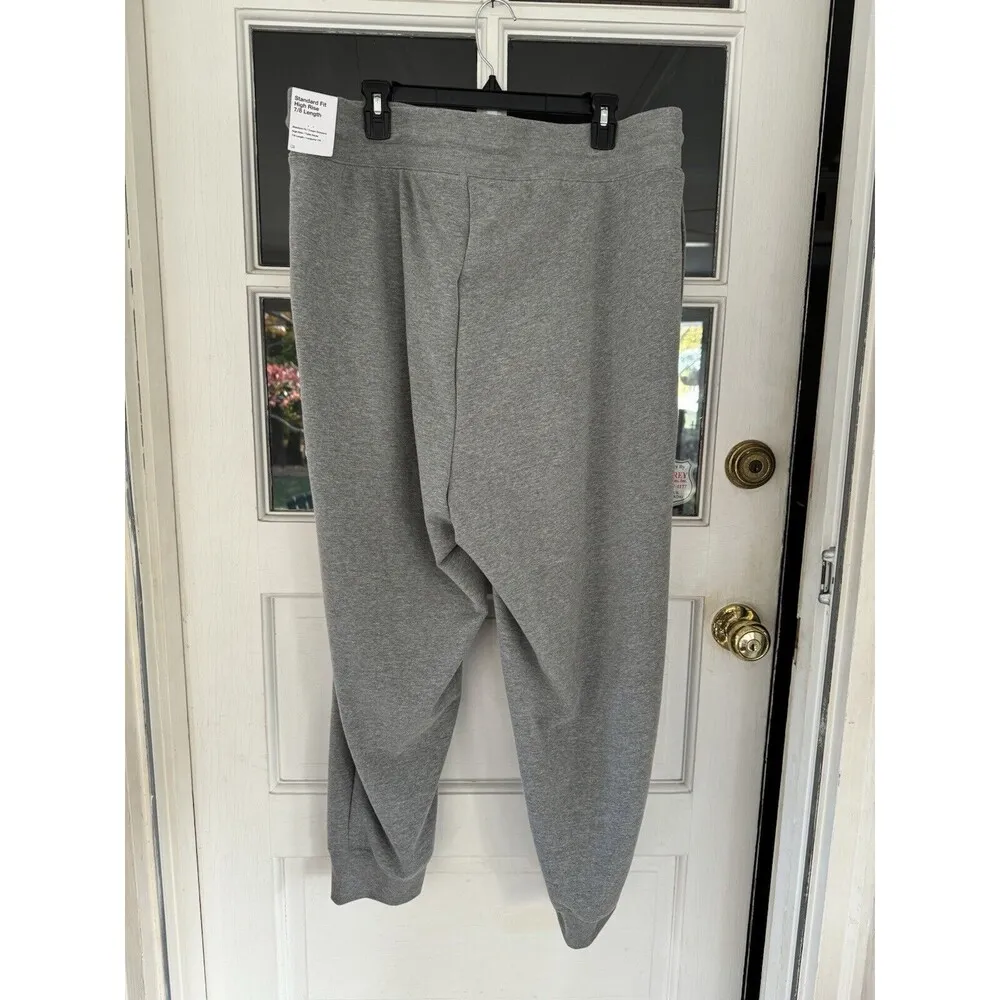 Plus Size  Dri-FIT Joggers Heather Gray Size 1X Pockets Drawstring New - Image 10