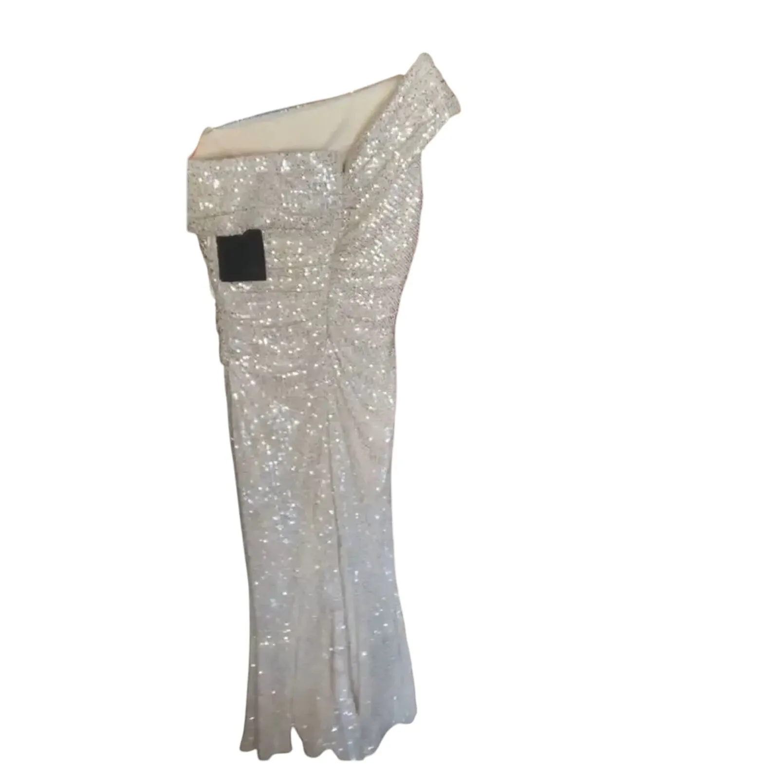 MAC DUGGAL 26550 One Shoulder Sequined Gown, Size 6, New with Tag MSRP $298 - Image 8