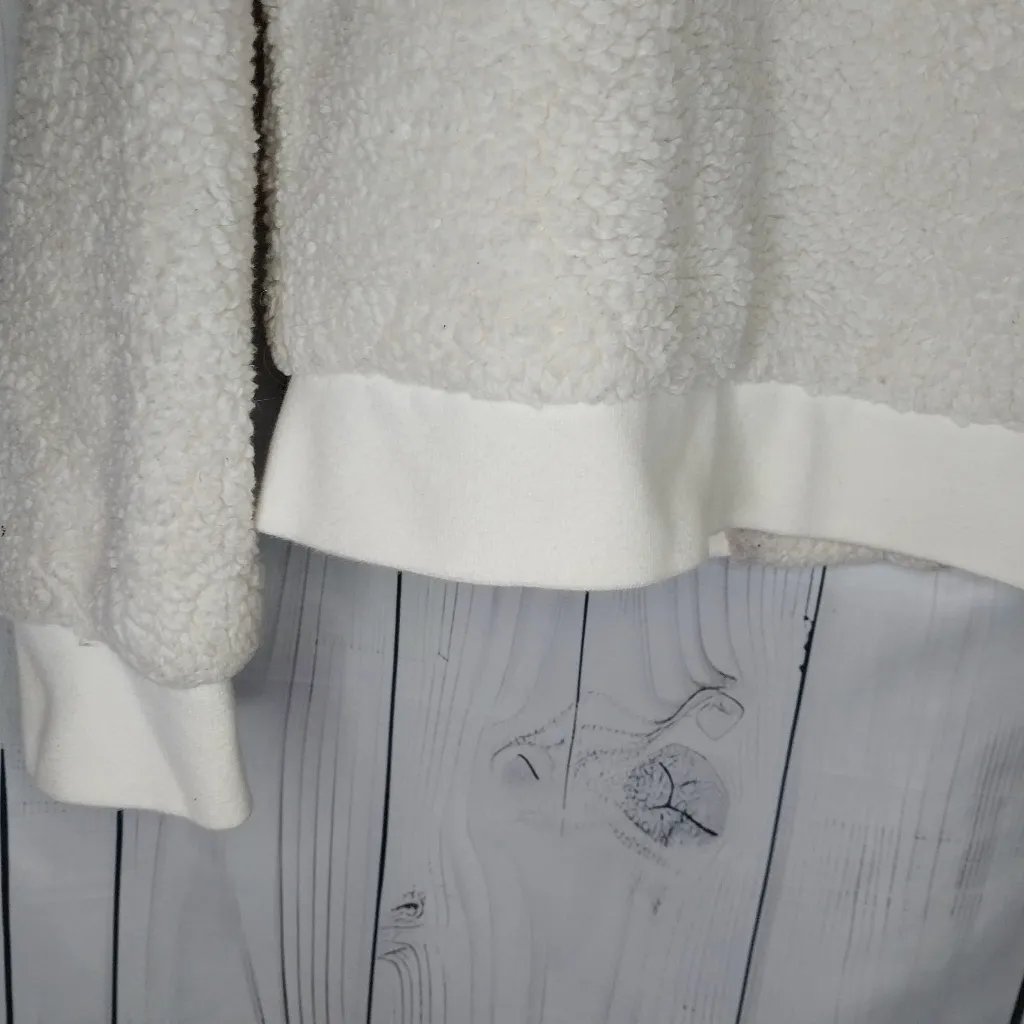 J.Crew Mercantile Fuzzy Sherpa Bomber Jacket - Image 8