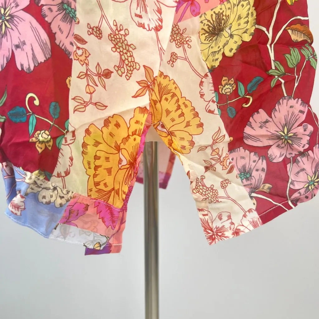 NWOT Johnny Was Cosmo Lauren Floral Oversized Top Button-Down Shirt Blouse Sz S - Image 5