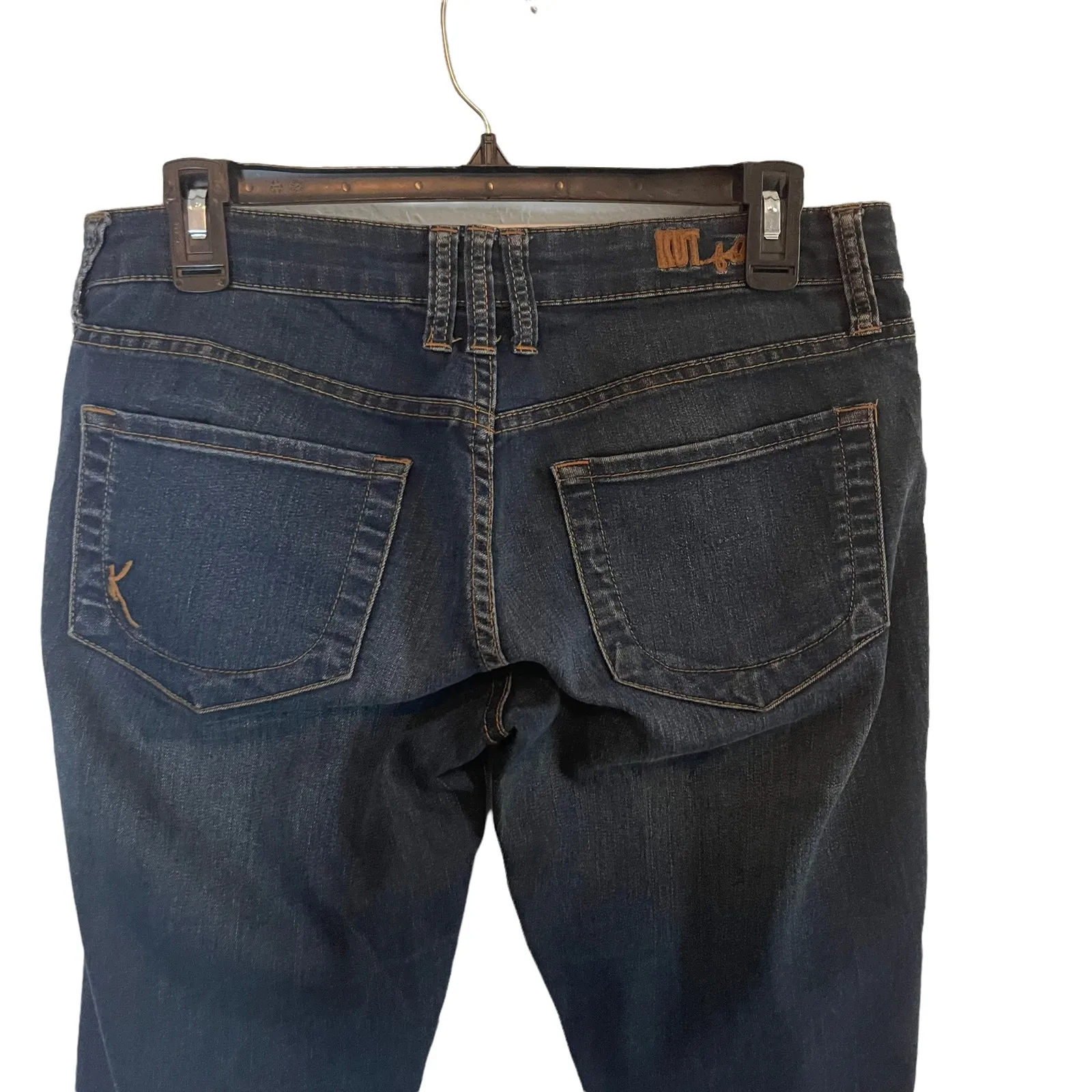 Kut from the Kloth Size 4 Katy‎ Boyfriend Roll Cuff Straight Leg Jeans - Image 5
