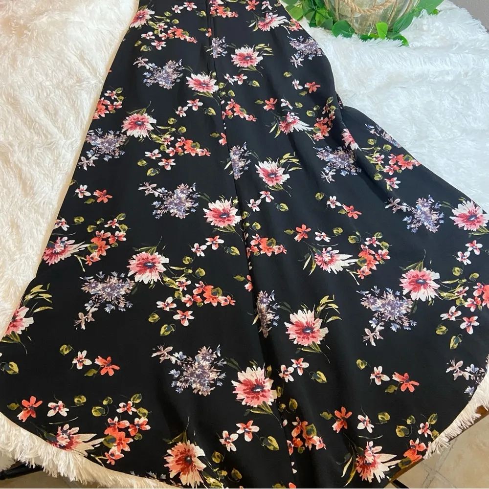 cold shoulder asymmetrical floral Maxi Romper Dress. Size 1. New - Image 12