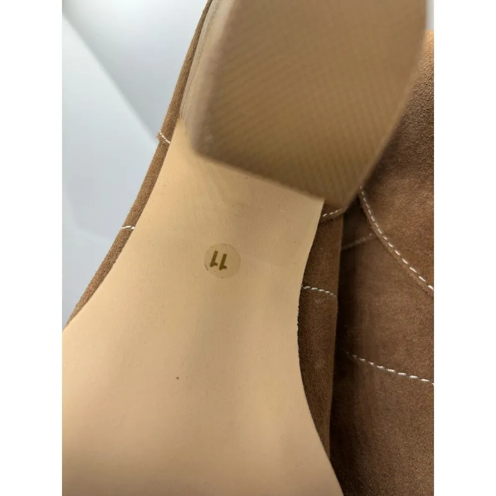 Sole Society Tan Brown Booties Women Size 11 Block Heel Cowboy Western - Image 7