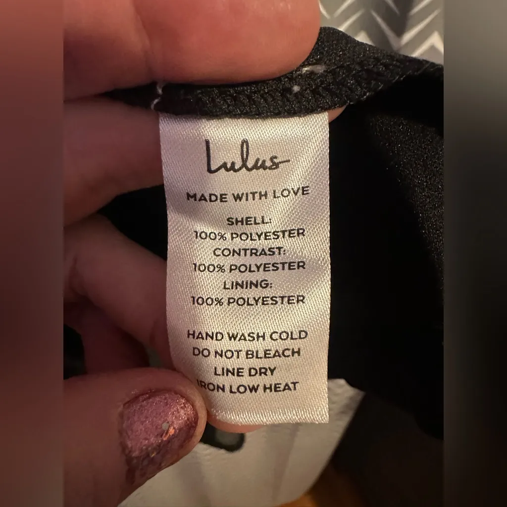 Lulus | Angel in Disguise Black Lace Skater Dress,  Size M - Image 9