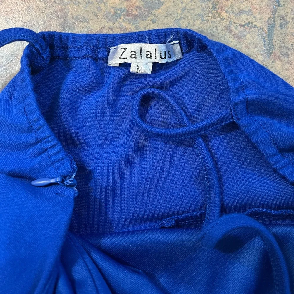 [zalalus] medium beautiful blue cocktail dress - Image 3