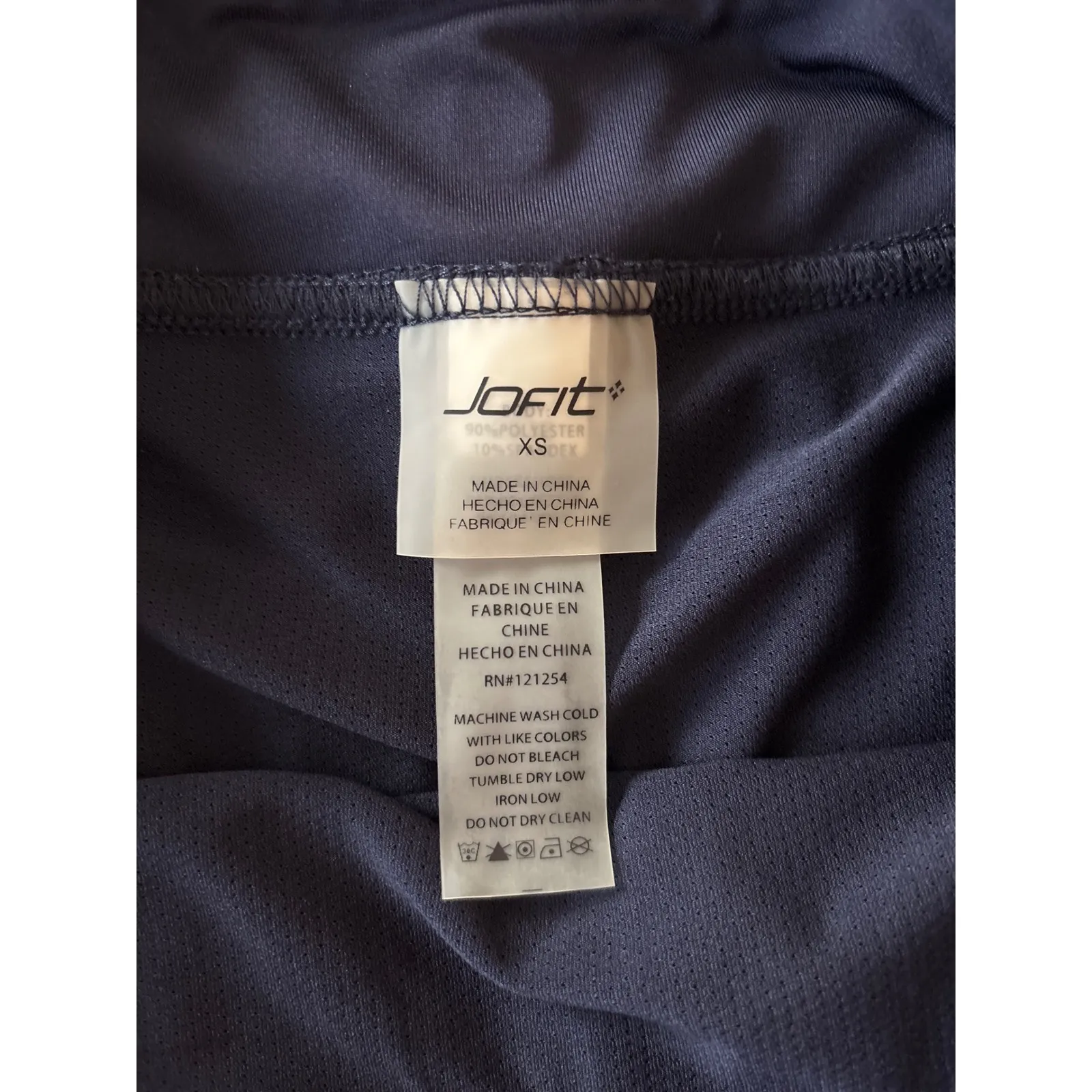 Jofit Womens Dark Navy Pleated Tennis Golf Skort XS Blue - Image 7