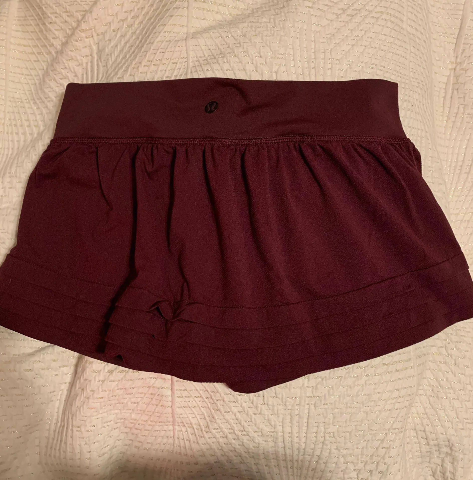 Lululemon  Maroon Tennis Skirt - Image 2