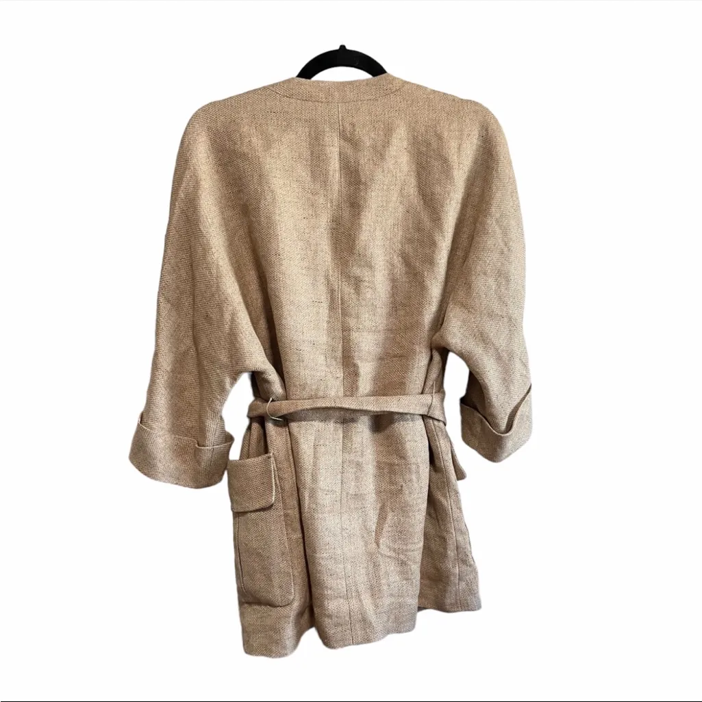 Massimo Dutti made in Portugal belted blazer  in excellent pre loved condition - Image 4