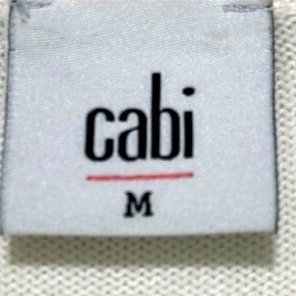 Cabi Cardigan Victory Duster Blue White Stripes Long Sweater Size medium - Image 7