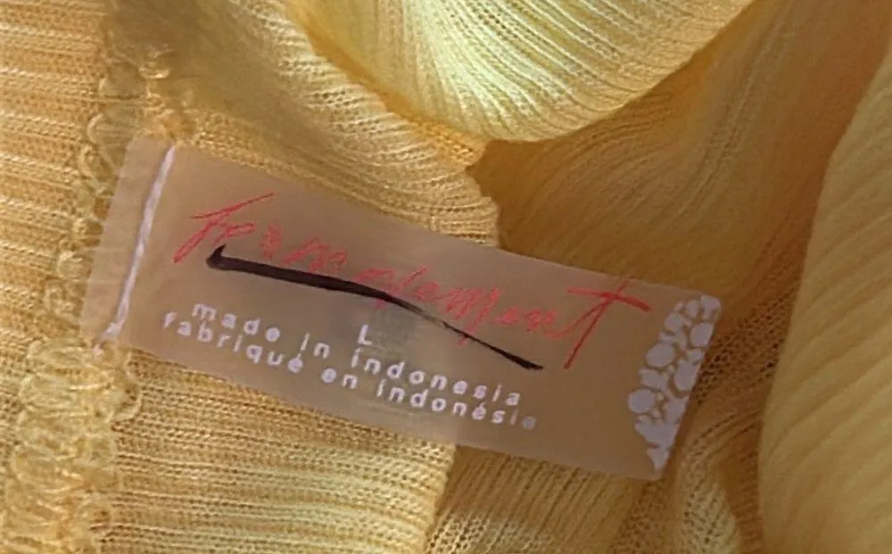 NWOT Free People Movement Keep Away Tank Yellow Size L - Image 6