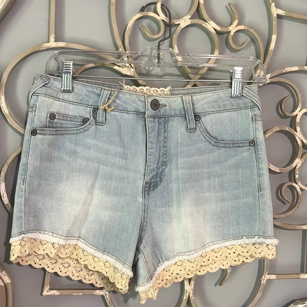 Romantic Altard State Denim Jean Shorts Womens 26/3 New - Image 12
