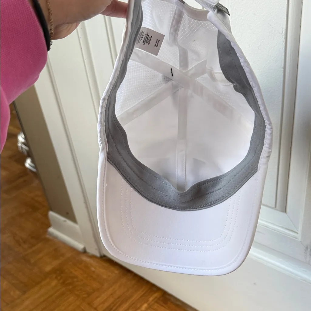 Under Armour White Hat with Gray Logo - Image 2