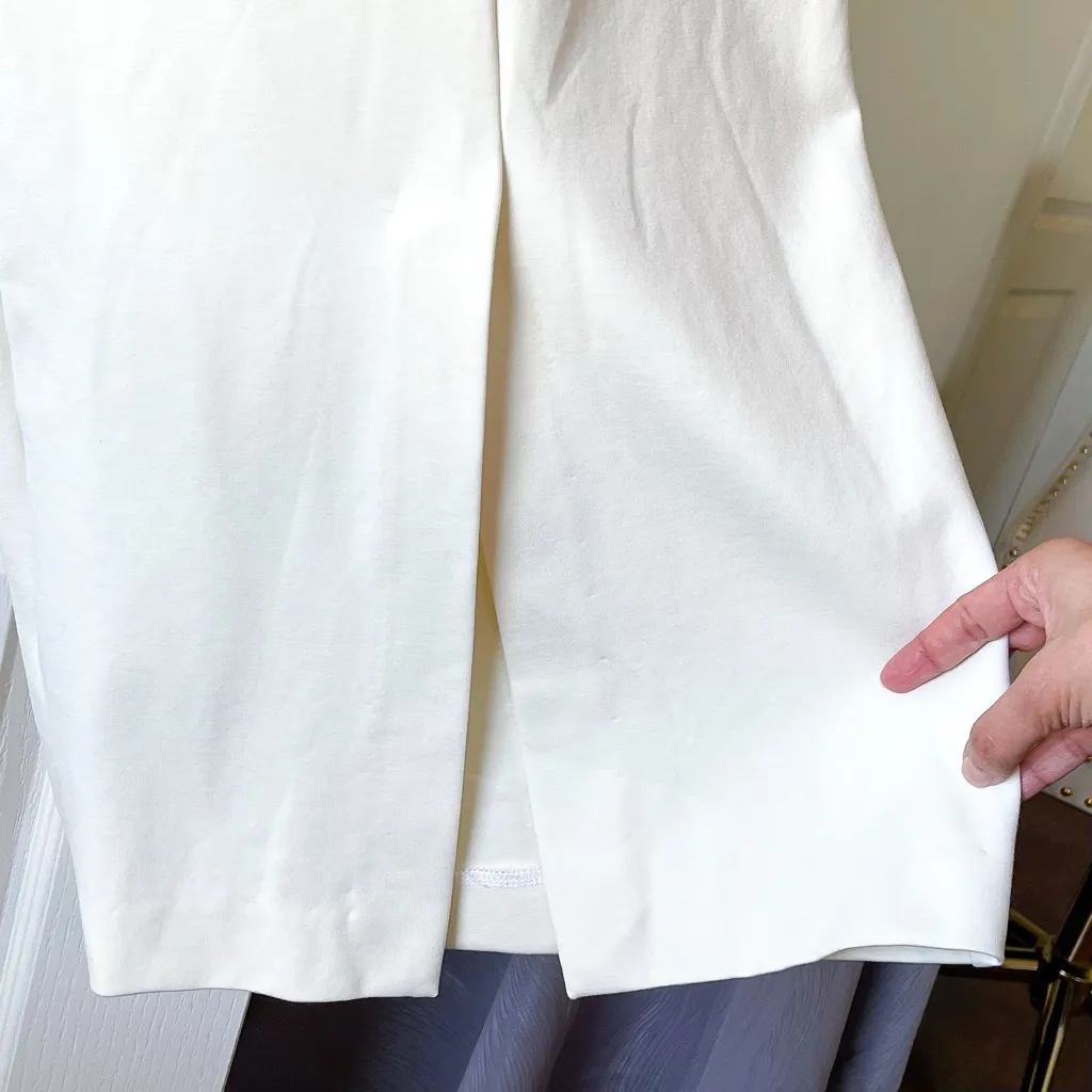 Helsa Yasmin Maxi Dress Minimalist Ruched Slip Baby Yellow Ivory XS EUC - Image 9