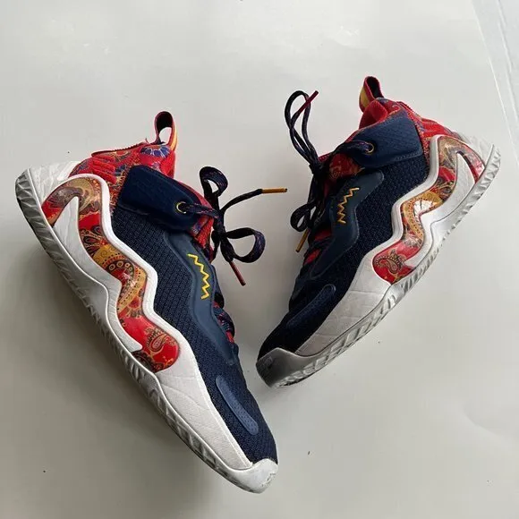 Adidas Basketball D.O.N.‎ Issue #3 X Bel-Air Shoes Kids’ Size 5.5 Womens Size 7 - Image 10