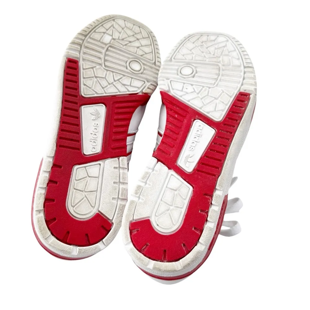 adidas Originals Rivalry Low Leather Sneaker Unisex Red White Size Women’s 6.5 - Image 8
