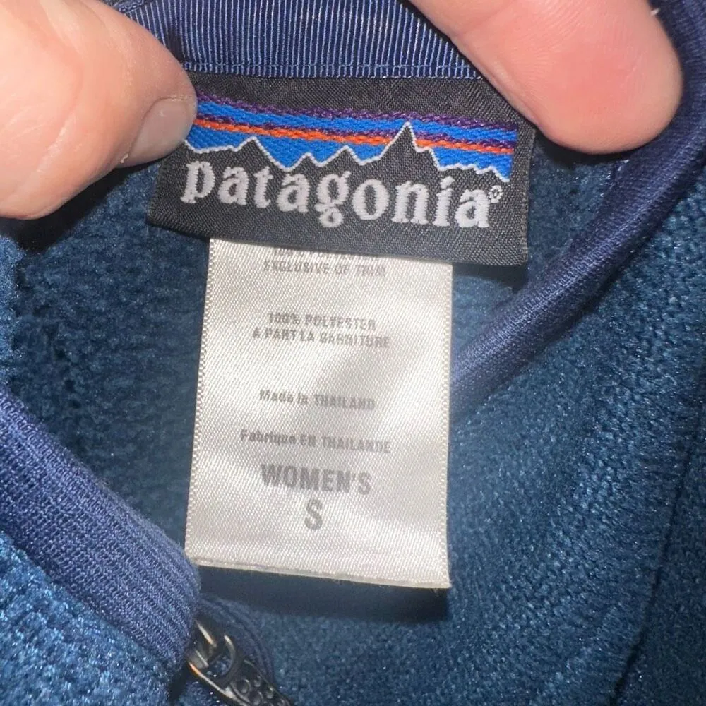 Patagonia blue gorpcore Better Sweater full zip S jacket - Image 5