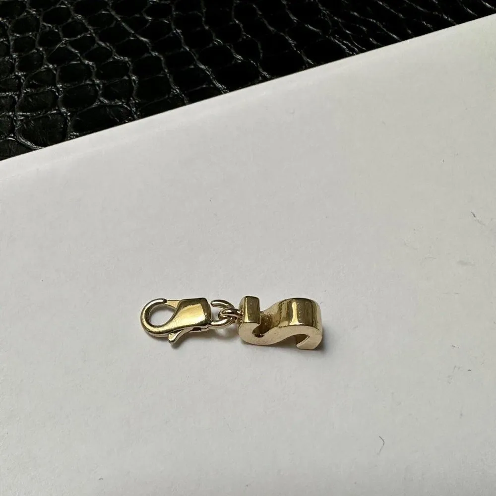 Signed  Costume Jewelry Charm - Letter / Initial S - Image 5