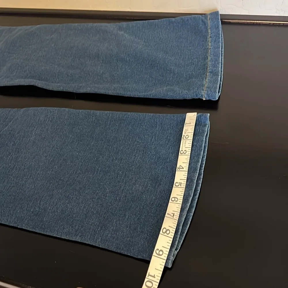 Pajama Jeans bootcut pull up elastic waist, medium wash blue, size S, NWT Blue - Image 10