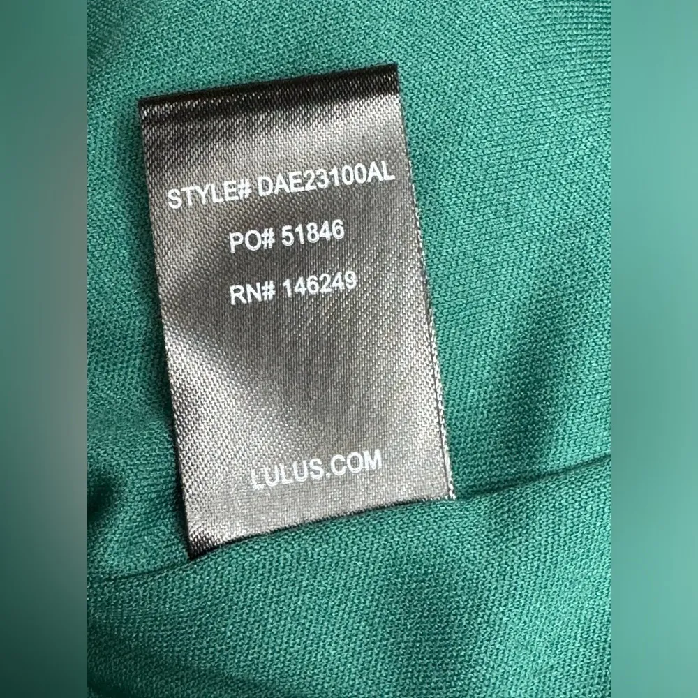 Lulus Lots of Love Emerald Green Strapless Midi Dress Size Medium - Image 11