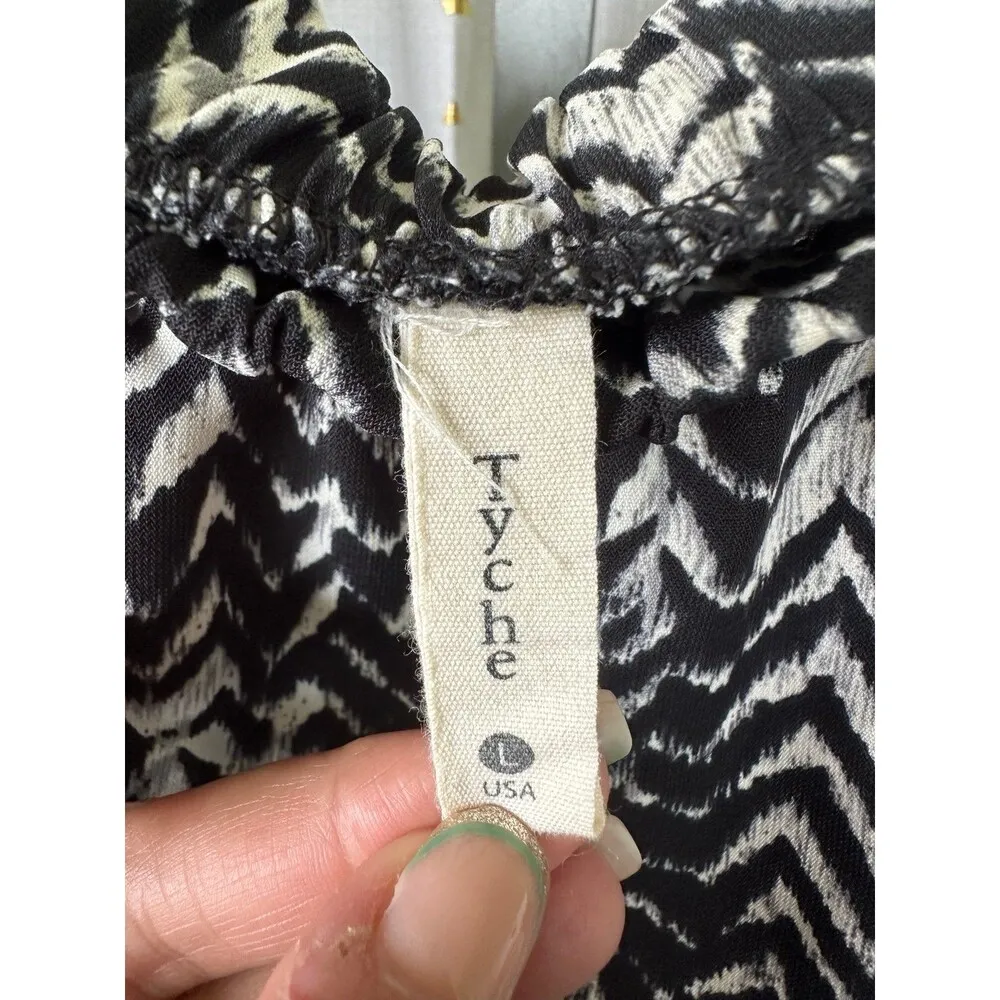 Tyche Off Shoulder Split Self Tie Quarter Sleeves Elastic Waist Pockets Jumpsuit - Image 6