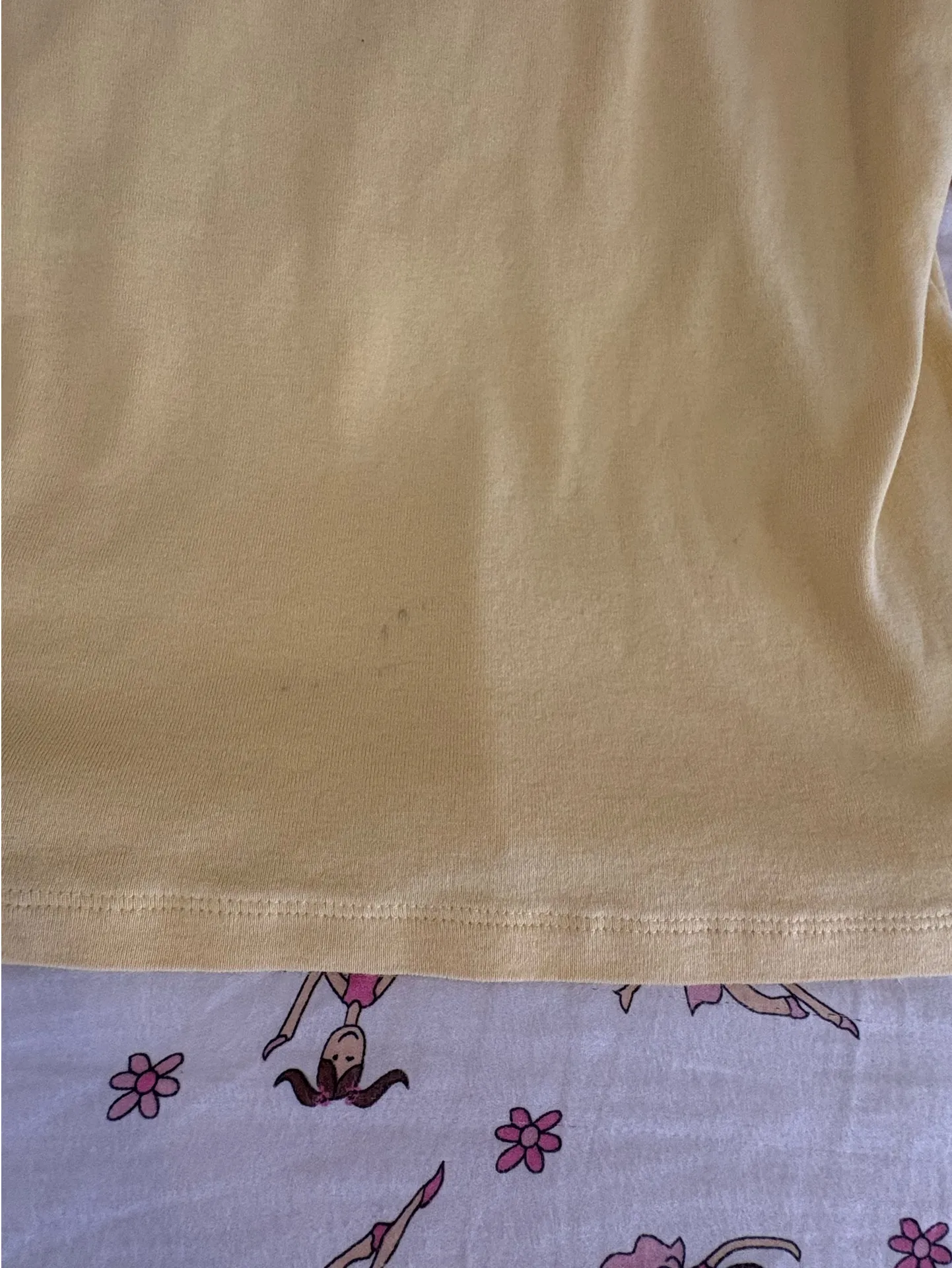 Medium butter yellow Talbots basic tee shirt - Image 7