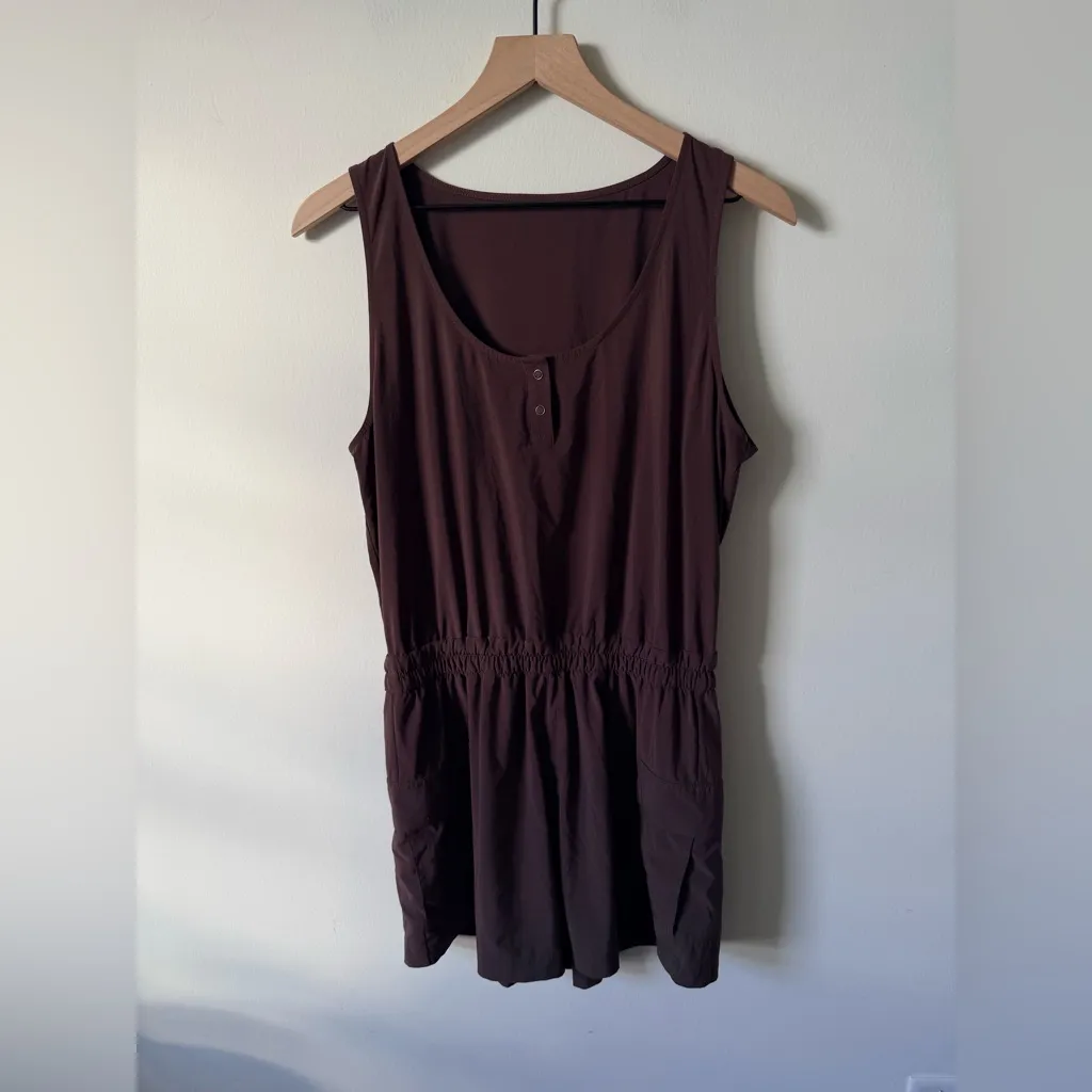 Vuori Villa Utility Romper Java Size Medium - Image 3