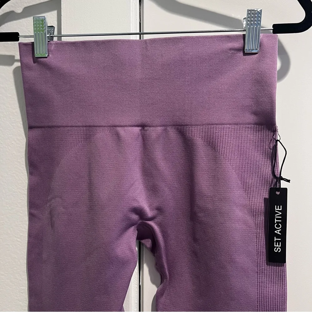 NWT Set Active Sculptflex Leggings Purple - Image 2