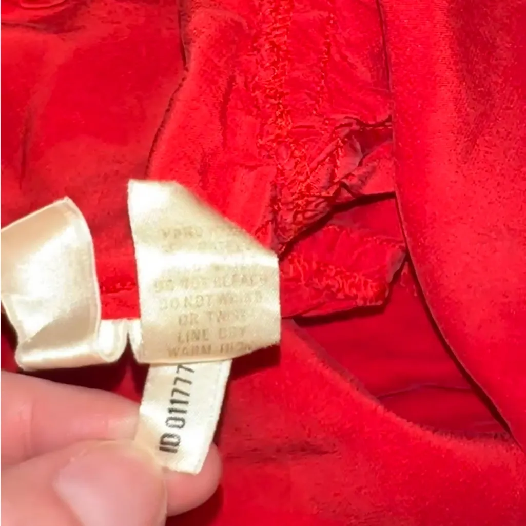 Victoria’s Secret Red Satin Lingerie Bodysuit - Image 6