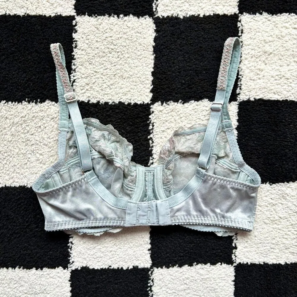 Wacoal Seafoam Green Lace Bra 32D - Image 2