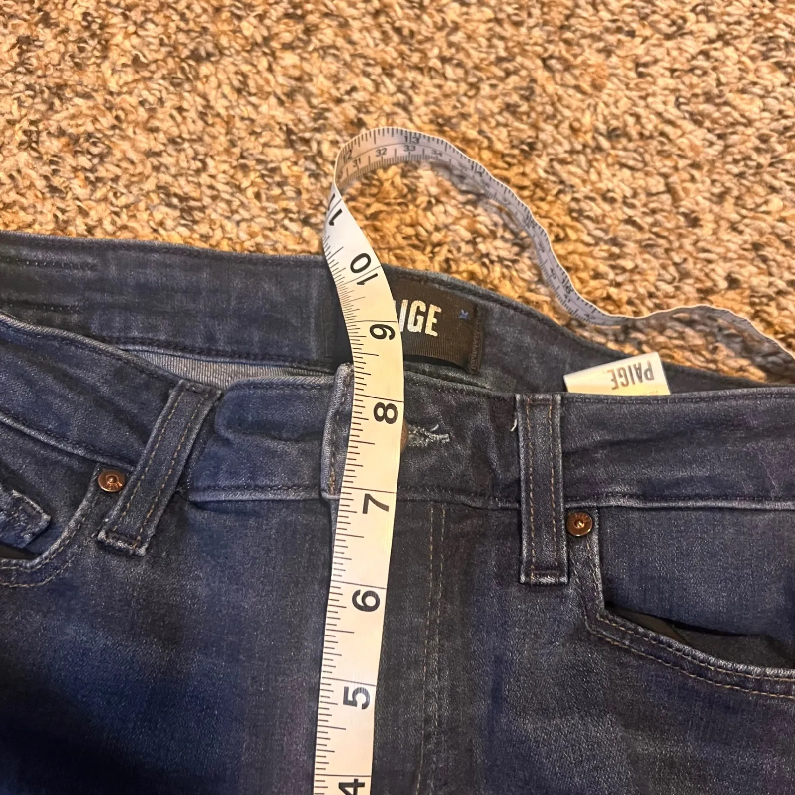 PAIGE Verdugo Ultra‎ Skinny Jeans Women's Size 27 Dark Wash - Image 5