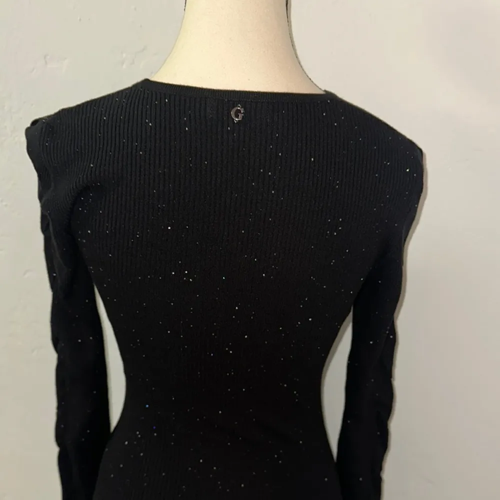 NWOT Guess Sparkly Black Women's Top - Image 2