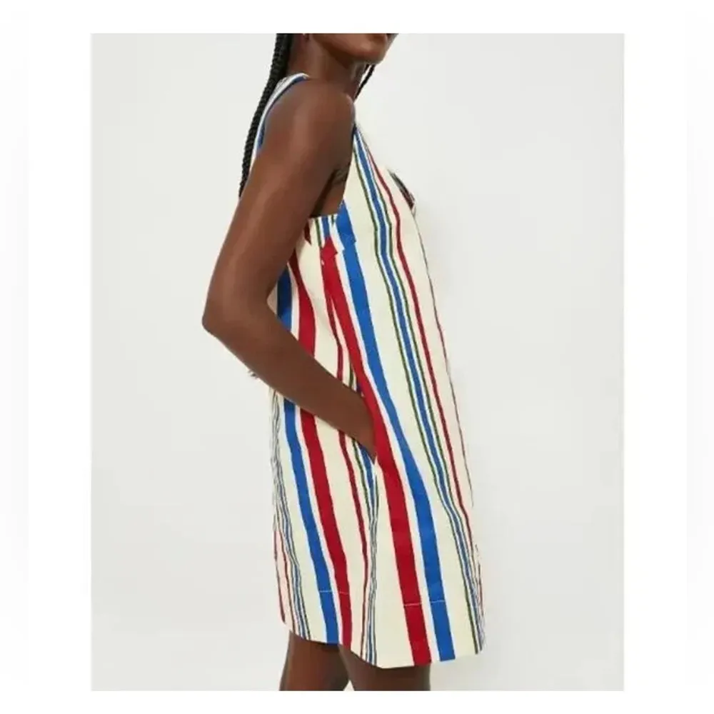 NWT Pomander Place Stripe Kira Dress S 100% Cotton Patriotic Style - Image 3