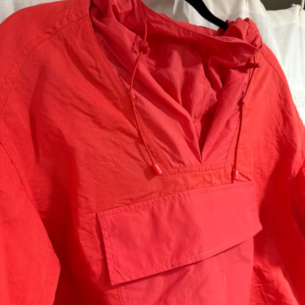 Sweaty Betty Nomad Pullover Jacket In Tulip Red Size 4 - Image 3