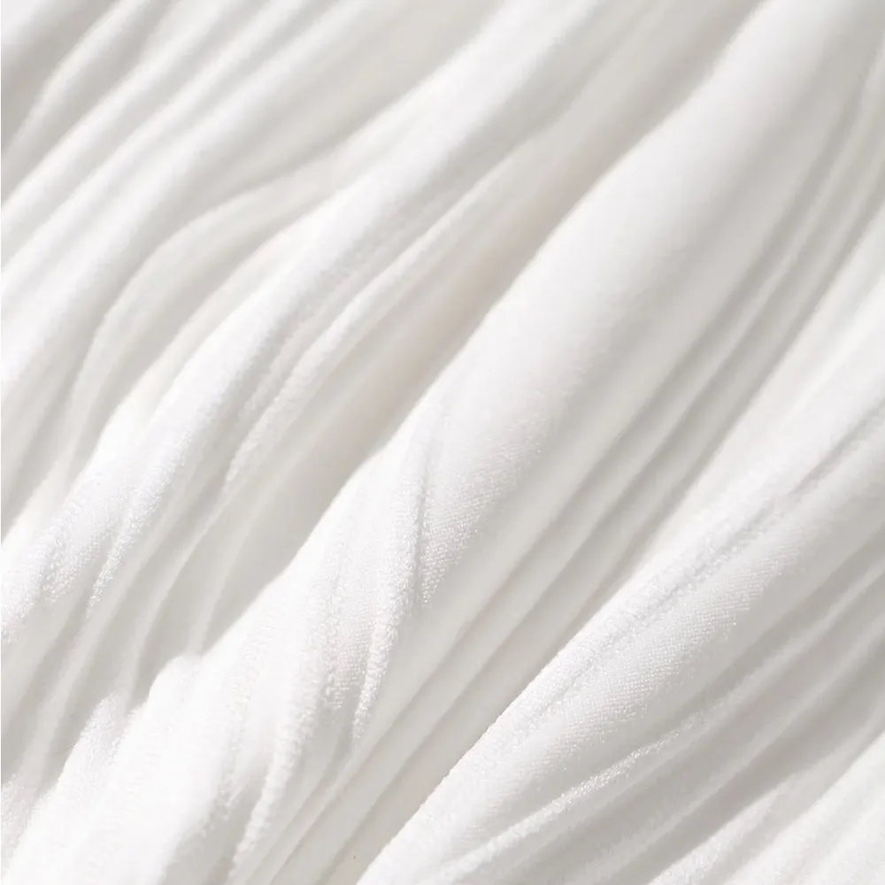 BERLOOK Water Ripple Bikini Bottom ONLY 28 White - Image 9