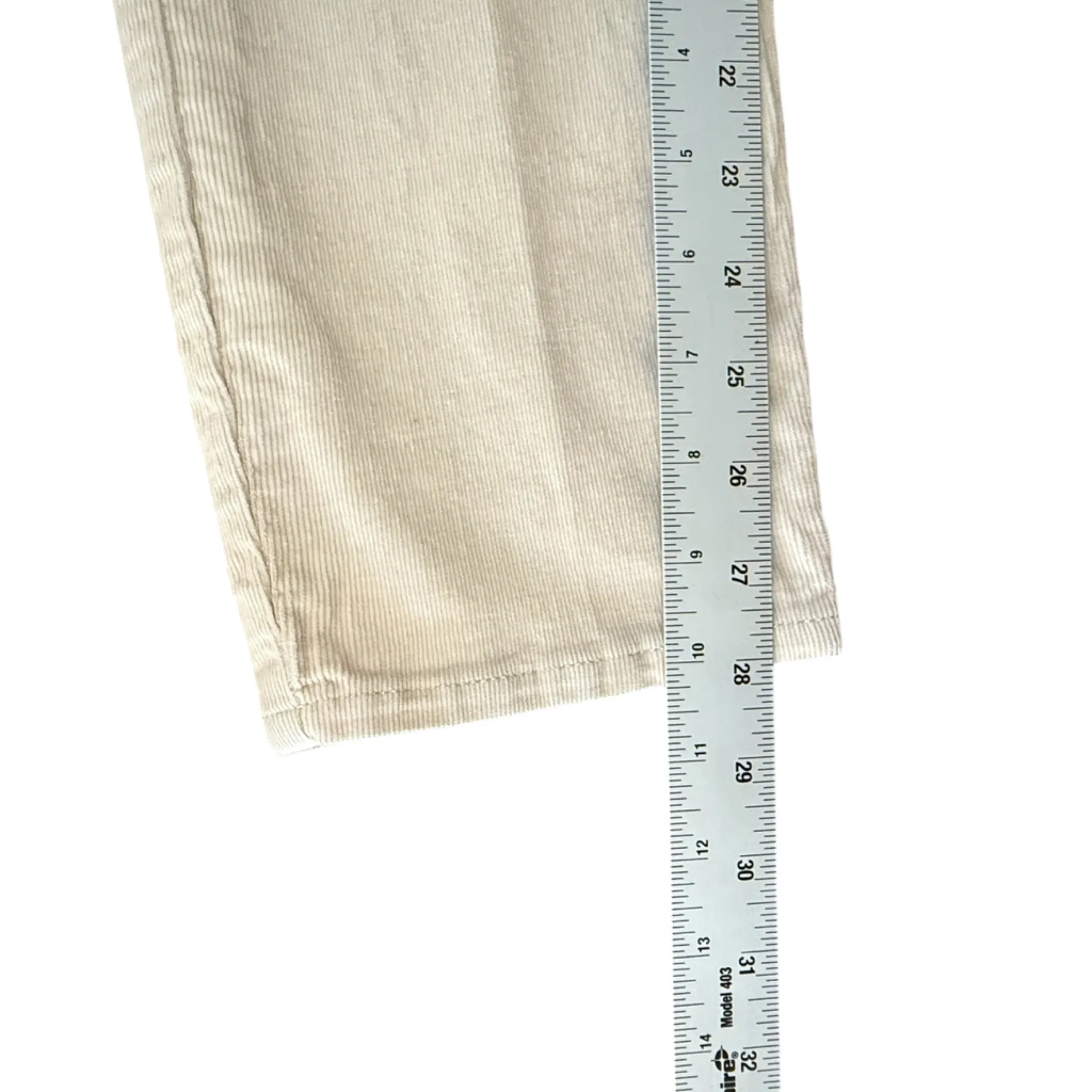 Lucky Brand Lolita Skinny Corduroy Pants Tan Beige Size 10/30 - Image 11